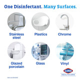 Clorox Healthcare Bleach Germicidal Surface Disinfectant Cleaner Trigger Spray Liquid 32 oz. Bottle Fruity Floral Bleach Scent NonSterile, 68970, Pack of 1