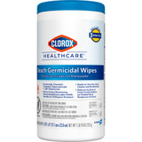 Clorox Healthcare Surface Disinfectant Cleaner Premoistened Bleach Germicidal Manual Pull Wipe 70 Count Canister Chlorine Scent NonSterile, 35309, Carton of 1