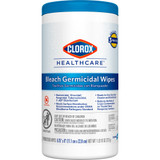 Clorox Healthcare Surface Disinfectant Cleaner Premoistened Bleach Germicidal Manual Pull Wipe 70 Count Canister Chlorine Scent NonSterile, 35309, Carton of 1