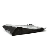 Colonial Bag Trash Bag 60 gal. 1 mil 38 X 58 Inch Black Extra Heavy Duty X-Seal Bottom Flat Pack, TGG-58X, Case of 1