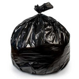 Trash Bag Colonial Bag LLDPE Extra Heavy Duty Black 15 gal. 1.00 Mil. 24 X 32 Inch Twist Tie X-Seal Bottom Flat Pack TGG32 Case/250 TGG32 COLONIAL BAG CORPORATION 854540_CS