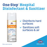 Clorox Healthcare Citrace Hospital Surface Disinfectant / Sanitizer Alcohol Based Aerosol Spray Liquid 14 oz. Can Citrus Scent NonSterile, 49100, Pack of 1