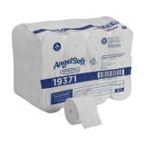 Angel Soft PS compact Toilet Tissue White 2-Ply Standard Size Coreless Roll 750 Sheets 3.85 X 4.05 Inch 19371 Case/36 19371 GEORGIA PACIFIC FT JAMES DIV 703486_CS