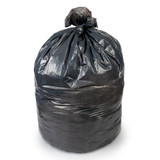 Colonial Bag Trash Bag 45 gal. 0.65 mil 40 X 46 Inch Black Heavy Duty X-Seal Bottom Flat Pack, CXB46H, Case of 1
