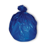 Heritage Trash Bag 33 gal. 14 Mic. 33 X 40 Inch Blue Heavy Duty Star Seal Bottom Coreless Roll, Z6640HX R01, Case of 250