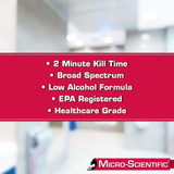 Opti-Cide3 Surface Disinfectant Cleaner Premoistened Broad Spectrum Manual Pull Wipe 100 Count Canister Alcohol Scent NonSterile, MSI100, Case of 600