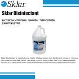 Sklar Surface Disinfectant Alcohol Based Manual Pour Liquid 1 gal. Jug Alcohol Scent NonSterile, 10-1653, Gallon of 1