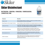 Sklar Surface Disinfectant Alcohol Based Manual Pour Liquid 1 gal. Jug Alcohol Scent NonSterile, 10-1653, Gallon of 1
