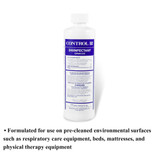 Control III Disinfectant Germicide Surface Disinfectant Cleaner Quaternary Based Manual Pour Liquid Concentrate 16 oz. Bottle Benzaldehyde Scent NonSterile, C3/DISP/12, Case of 12