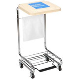 entrust Premier Hamper Stand Soiled Linen Rectangular Opening Foot Pedal Self-Closing Lid 03-159100 Each/1 - 15917809 03-159100 MCK BRAND 284506_EA
