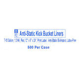 McKesson Kick Bucket Waste Bag Biohazard Symbol / Biohazard / Anti-Static 7 to 10 gal. Red 8 X 12 X 24 Inch, 03-5002, Case of 500