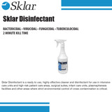 Sklar Surface Disinfectant Cleaner Broad Spectrum Trigger Spray Liquid 24 oz. Bottle Alcohol Scent NonSterile, 10-1643, Case of 6