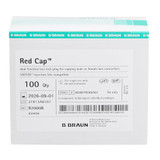 Red Cap Luer Replacement Cap, R2000B, Pack of 1