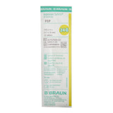 Introcan Safety Peripheral IV Catheter 24 Gauge 3/4 Inch FEP Polymer Straight Hub Non Blood Control Passive Safety, 4252500-02, Box of 50