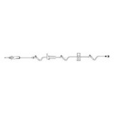 Primary IV Administration Set ADDitIV® Gravity 3 Ports 60 Drops / mL Drip Rate Without Filter 88 Inch Tubing Solution NF1290 Case of 50 NF1290 ADDitIV® 280921_CS