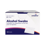 BD Alcohol Prep Pad 70% Strength Isopropyl Alcohol Individual Packet NonSterile, 326895, Case of 1200