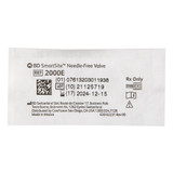 SmartSite Needleless Connector Negative Displacement, 2000E, Case of 100