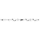 Primary IV Administration Set LifeShield Gravity 3 Ports 15 Drops / mL Drip Rate Without Filter 100 Inch Tubing 1266428 - Case of 48