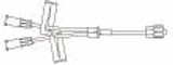 IV Extension Set Small Bore 6 Inch Tubing Without Filter, 471957, Case of 100