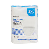 McKesson Ultra Bariatric Incontinence Brief Adult 3X-Large Unisex Disposable Heavy Absorbency, BRBAR, Case of 4