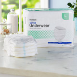 McKesson Ultra Absorbent Underwear Pull On with Tear Away Seams Adult Large Unisex Disposable Heavy Absorbency, UWBLG, Bag of 1