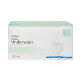 McKesson Ultra Absorbent Underwear Pull On with Tear Away Seams Adult Small Unisex Disposable Heavy Absorbency, UWBSM, Bag of 1