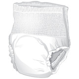 McKesson Ultra Absorbent Underwear Pull On with Tear Away Seams Adult X-Large Unisex Disposable Heavy Absorbency, UWBXL, Bag of 1