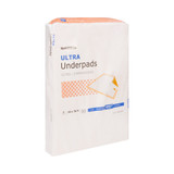 McKesson Ultra Disposable Underpad 36 X 36 Inch Fluff / Polymer Heavy Absorbency, UPHV3636, Bag of 5