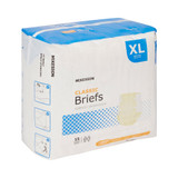 McKesson Classic Incontinence Brief Adult X-Large Unisex Disposable Light Absorbency, BRBRXL, Case of 60