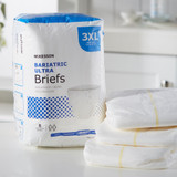 McKesson Ultra Bariatric Incontinence Brief Adult 3X-Large Unisex Disposable Heavy Absorbency, BRBAR, Bag of 1