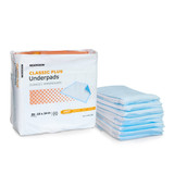McKesson Classic Plus Disposable Underpad 23 X 24 Inch Fluff / Polymer Light Absorbency, UPLT2324, Case of 200