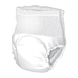 McKesson Classic Absorbent Underwear Pull On with Tear Away Seams Adult Medium Unisex Disposable Light Absorbency, UWEMD, Bag of 1