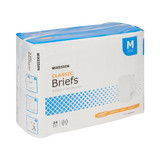 McKesson Classic Incontinence Brief Adult Medium Unisex Disposable Light Absorbency, BRBRMD, Bag of 24
