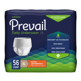 Prevail Daily Underwear Extra Absorbent Underwear Pull On with Tear Away Seams Adult X-Large Unisex Disposable Moderate Absorbency, PV-514, Pack of 14