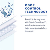 Prevail Breezers Incontinence Brief Adult Regular Unisex Disposable Heavy Absorbency, PVB-016/1, Case of 80