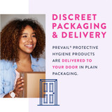 Prevail Daily Pads Bladder Control Pad 7-1/2 Inch Length Light Absorbency Polymer Core One Size Fits Most, PV-926, Case of 312