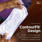 Poise Fresh Protection Bladder Control Pad 15.9 Inch Length Heavy Absorbency Sodium Polyacrylate Core One Size Fits Most, 33593, Case of 108