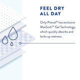 Prevail Breezers Incontinence Brief Adult Large Unisex Disposable Heavy Absorbency, PVB-013/2, Pack of 18