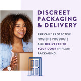 Prevail Daily Briefs Unisex Youth Incontinence Brief X-Small Disposable Heavy Absorbency, PV-015, Bag of 1