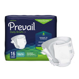 Prevail Daily Briefs Unisex Youth Incontinence Brief X-Small Disposable Heavy Absorbency, PV-015, Bag of 1
