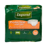 Unisex Adult Incontinence Brief Depend® Large Disposable Heavy Absorbency 35458 Case of 48 35458 Depend® 812269_CS