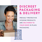 Prevail Daily Underwear Absorbent Underwear Pull On with Tear Away Seams Adult Medium Female Disposable Heavy Absorbency, PWC-512/1, Bag of 20