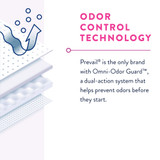 Prevail Daily Underwear Absorbent Underwear Pull On with Tear Away Seams Adult Large Female Disposable Heavy Absorbency, PWC-513/1, Bag of 18