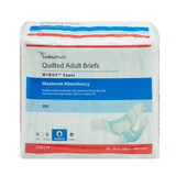Adult Incontinent Brief Wings Tab Closure 2X-Large Disposable Heavy Absorbency 67093 Case/4 67093 KENDALL HEALTHCARE PROD INC. 653192_CS