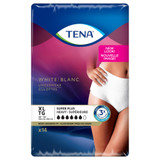 TENA Women Super Plus Absorbent Underwear Pull On with Tear Away Seams Adult X-Large Female Disposable Heavy Absorbency, 54287, Bag of 14