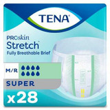 Adult Incontinent Brief TENA Stretch Super Tab Closure Medium Disposable Heavy Absorbency 67902 Case/2 67902 SCA PERSONAL CARE 670604_CS