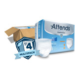 Unisex Adult Absorbent Underwear Attends® Advanced Pull On with Tear Away Seams Medium Disposable Heavy Absorbency APP0720 Bag of 1 APP0720 Attends® Advanced 848957_BG