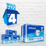 Attends Absorbent Underwear Pull On with Tear Away Seams Adult Medium Unisex Disposable Heavy Absorbency, APP0720, Case of 4