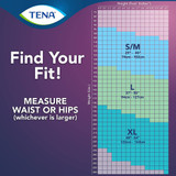 TENA Women Super Plus Absorbent Underwear Pull On with Tear Away Seams Adult Large Female Disposable Heavy Absorbency, 54286, Case of 64