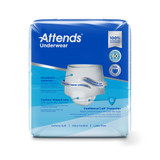 Attends Absorbent Underwear Pull On with Tear Away Seams Adult X-Large Unisex Disposable Heavy Absorbency, APP0740, Case of 56